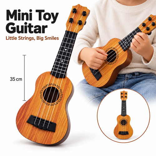 Kids guitar toy 35cm - toy,